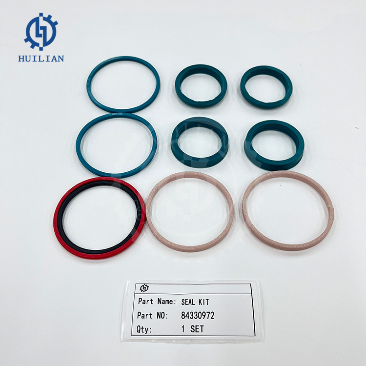 84330972 Excavator Seal Kit Backhoe Loader Steering Cylinder 580N 580SN Backhoe Loader