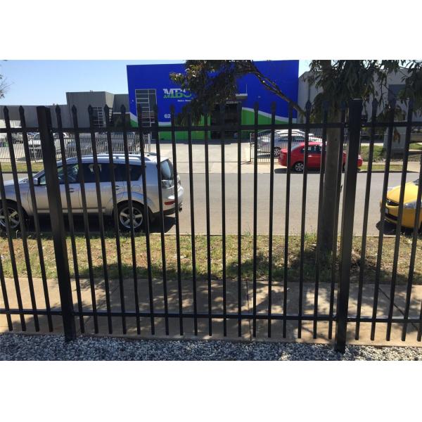 Metal wrought iron steel fence panels