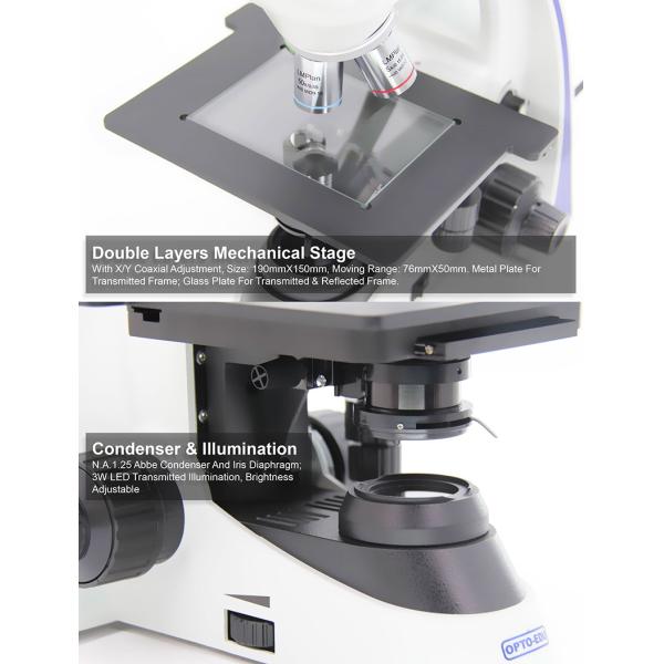 OPTO EDU A13.3601 Binocular Metallurgical Microscope Transmit And Reflect Light