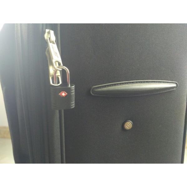 Hot sale PC  Travel Luggage TSA  lock&25.7g Tsa Lock&Black Plastic  padlock with key