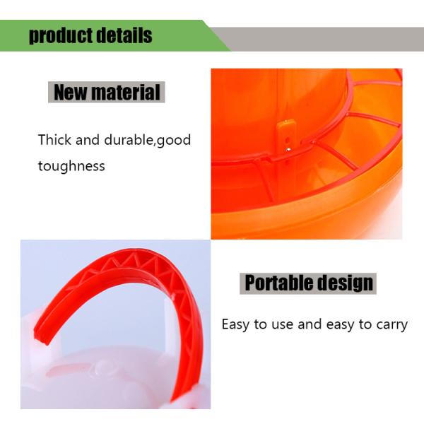 Automatic 1.5kg Chicken Food Feeder Bucket For Poultry Farm Equipment