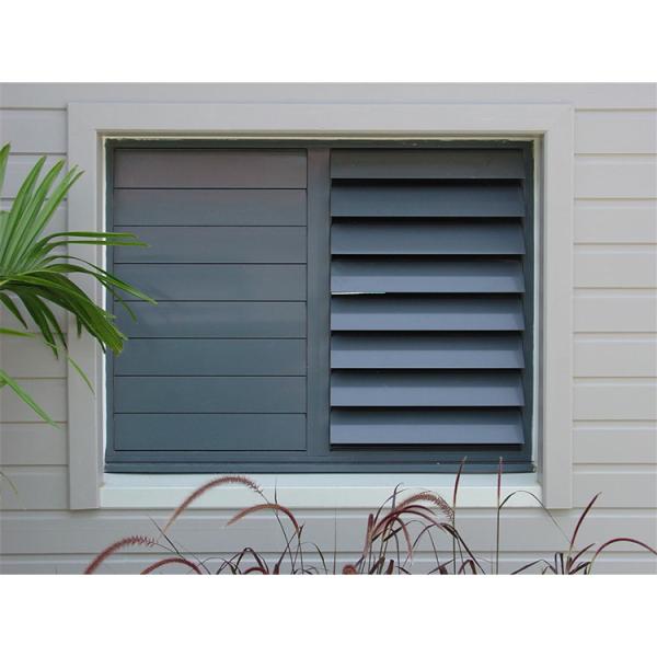 Hotel Custom Windows Latest Aluminium Louver Window Shutter for Indoor Decoration