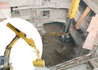 Excavateur à télescope hydraulique 30M avec seau à coquille