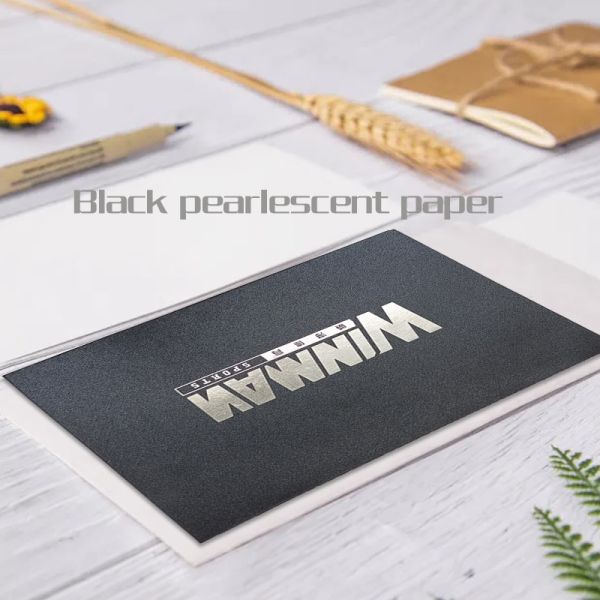 Black Envelope Certificate Holder Hot Silver Card Envelope For Awards And Diplomas