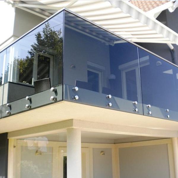 12mm 6+6mm 13.14mm 13.52mm Tempered Laminated Glass Railing Balustrade For Exterior And Interior Decoration