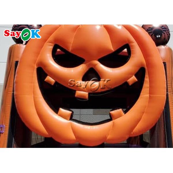 Despedida inflable de salto adulta de Halloween de la calabaza del castillo