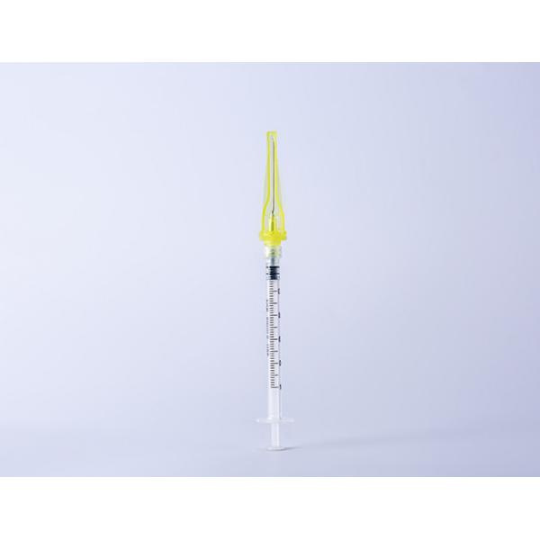 Luer Lock Type 1ml Disposable Safety Syringe With 16G-30G Needle