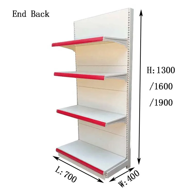 Estantes nuevos de 2023 China Factory Color personalizado Tamaño de acero doble lado Estantes de la feria comercial