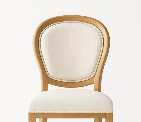 Oval Upholstered Back Dining Chair   CYC-072
