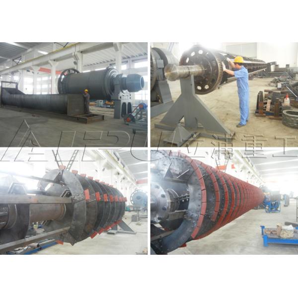 High Efficiency Gravel / Sand Wash Plant , Custom Screw Sand Washer 22 Kw
