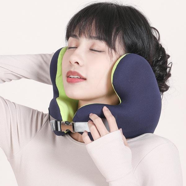 Memory Foam Neck Pillow with Bluetooth Music Function and Celebrities Pattern Design