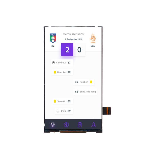 5.5 дюймовый дисплей LCD-модуля, разрешение 1080x1980, 31 PINS 4 LANE MIPI интерфейс, 800cd/M2