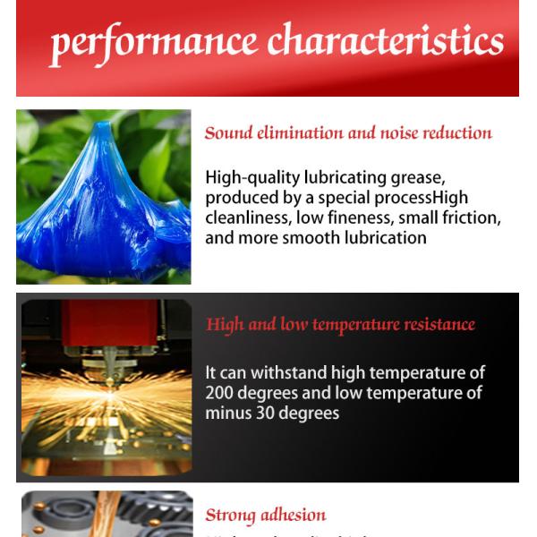 Performance Industrial Machinery Lubricants Multipurpose Grease for High Temperature