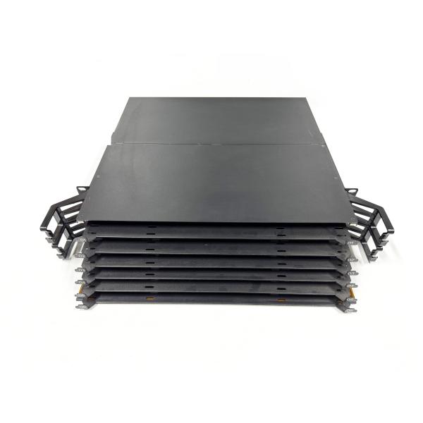 MPO MTP Connector Fiber Optic Splitter FTTH 8PCS 1x8  2.0mm ABS Cassette Multimode OM3 PLC Splitter 1M