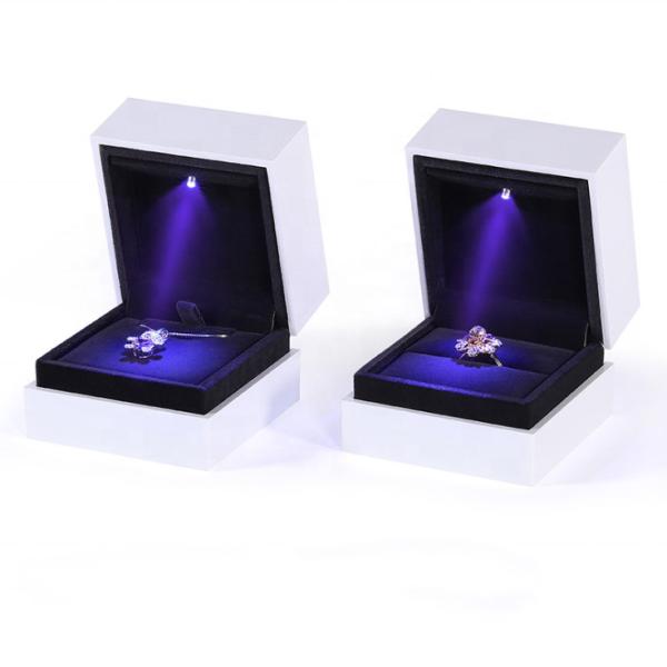 7.4*7.4*6cm Luxury Premium Jewelry Boxes , Recycled Paper Mache Gift Boxes