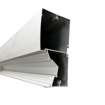 Perfil de canal de alumínio LED extrudido flexível anodizado prata e preto