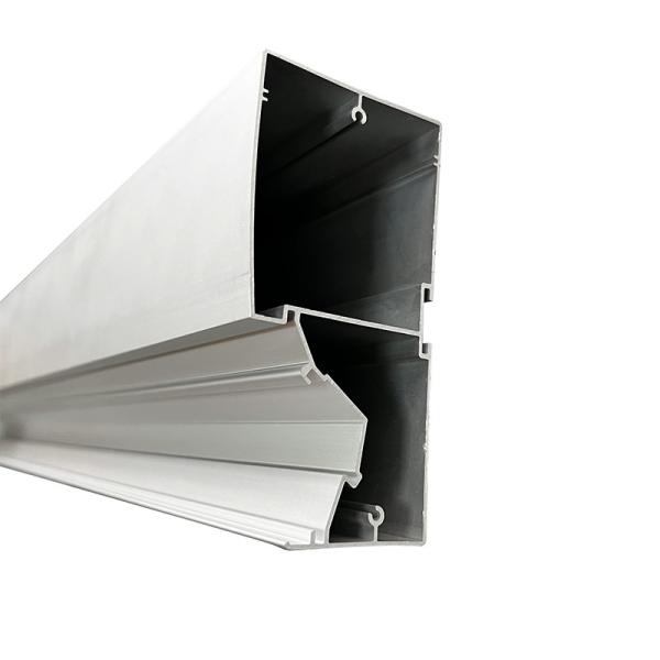 Profil de canal en aluminium extrudé flexible anodisé argent et noir