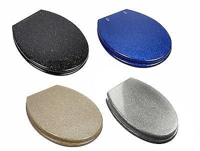 Glitter polyresin toilet seat,color Gilliter,silver glitter,Black Gilliter,Gold Gilliter