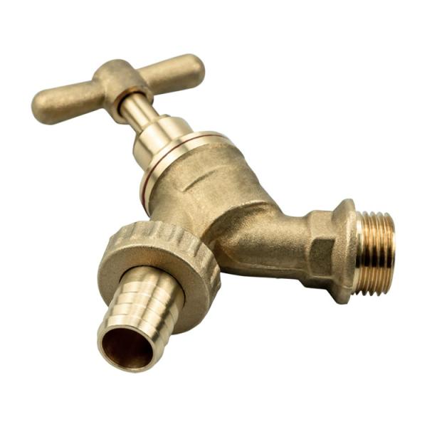 3/4 Inch Outlet Hose Connect PN16 Standard Type Slow Open Brass Stop Bibcock