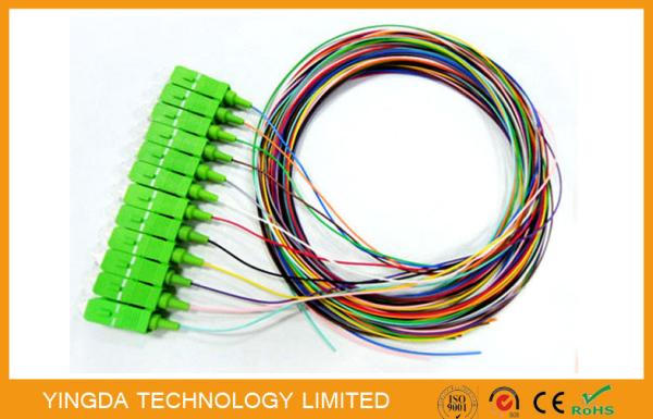 Elevado desempenho do PVC LSZH da trança 5M 0.9mm da fibra óptica de FTTX + de LAN