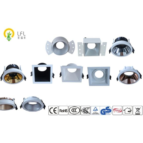 Black Dimmable Commercial LED Downlight With Aluminum Materials D50*H79mm