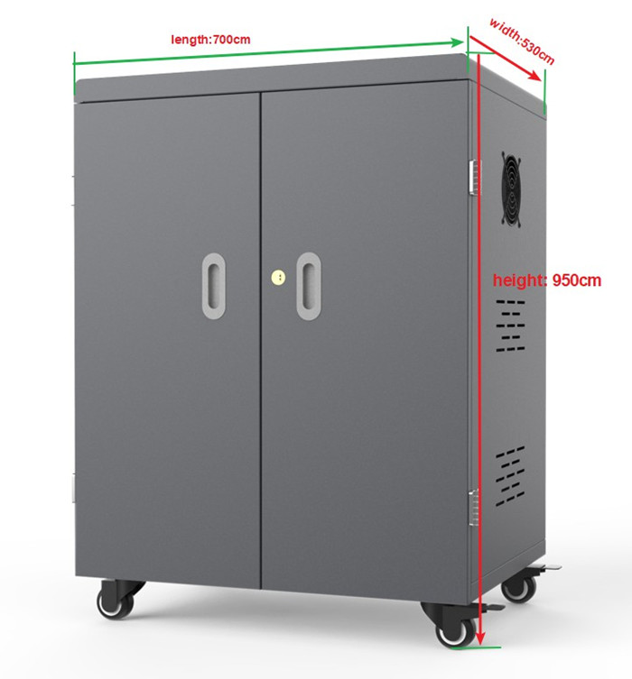 Приборы шкафа 54 USB 8S Anheli мобильные Lockable поручая
