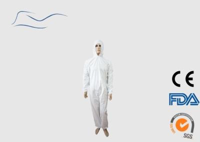 Anti Static Impervious Disposable PPE Coveralls For Pharmaceutical Factory