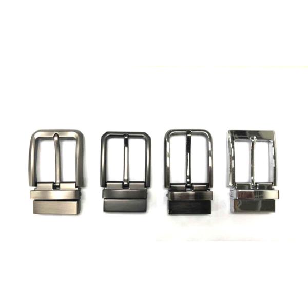 Pin Leather 35mm 1.5 Inch Reversible Belt Buckle