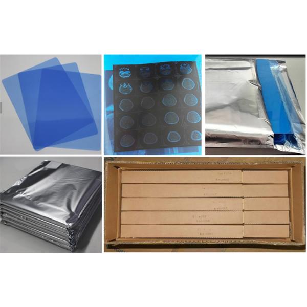 Цвет 215mic пластикового ясного фильма струйных принтеров медицинского x Рэй водоустойчивый голубой