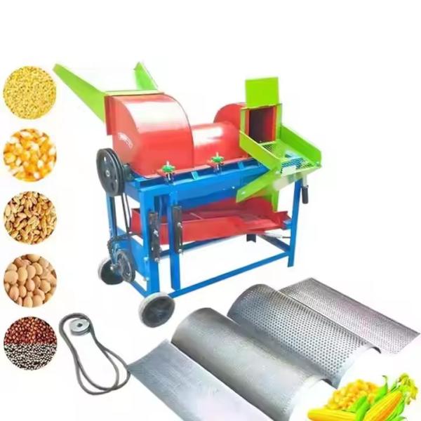 Produits d'usine Multifonctionnel Tristeur de maïs de blé Tristeur de blé portable Petite machine à battre le soja Tristeur de blé