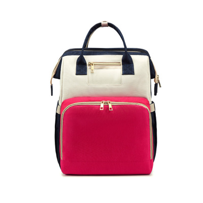 Retractable Mommy Diaper Bag Portable Folding Crib Mommy Bag