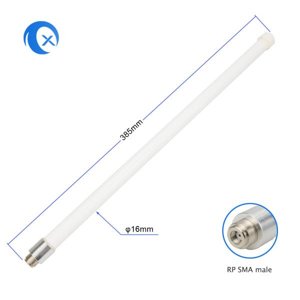 Антенна антенны 3dBi крытая на открытом воздухе RPSMA Lora Lorawan стеклоткани 915MHZ Omni