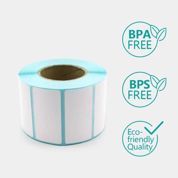 Direct Thermal Printer Label Paper Custom Thermal Label Sticker Rolls 60*40