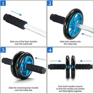 All In One Fitness Kit For Home Workouts Including Core Trainers And Exercise