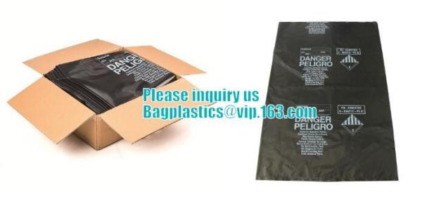BUILDING FILMS, Asbestos bag, PE asbestos bag, building waste bag asbestos bag, building waste bag asbesto, rubble sacks