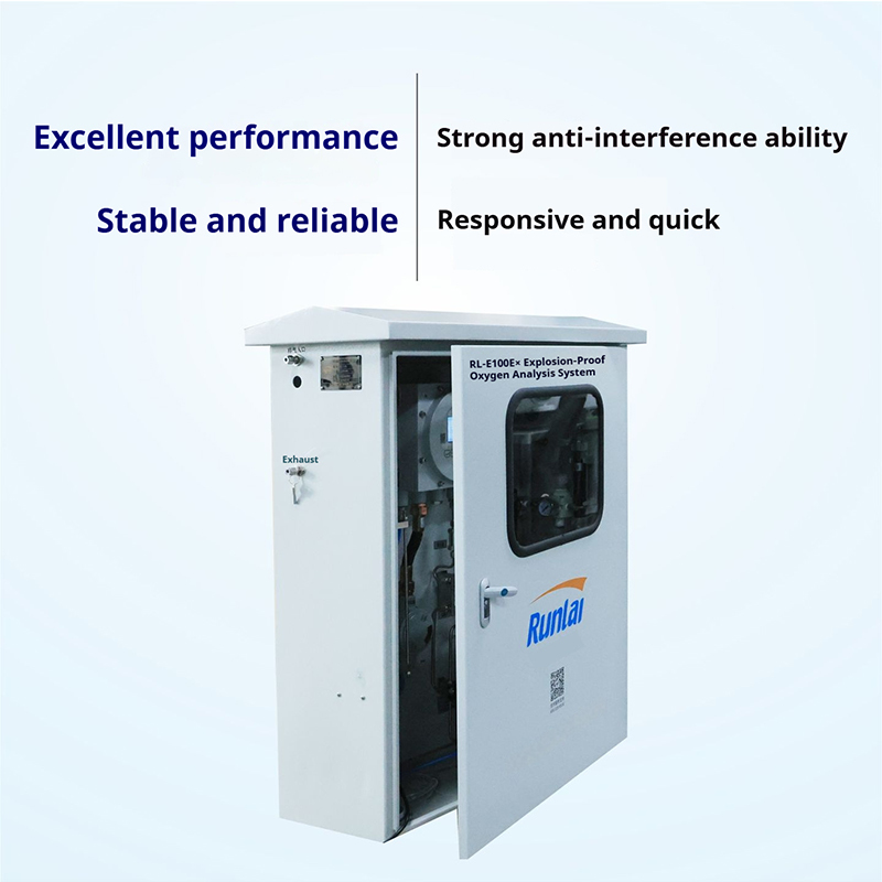 Explosion Proof Electrochemical Oxygen Detector O2 Gas Analyzer With Audible Alarm
