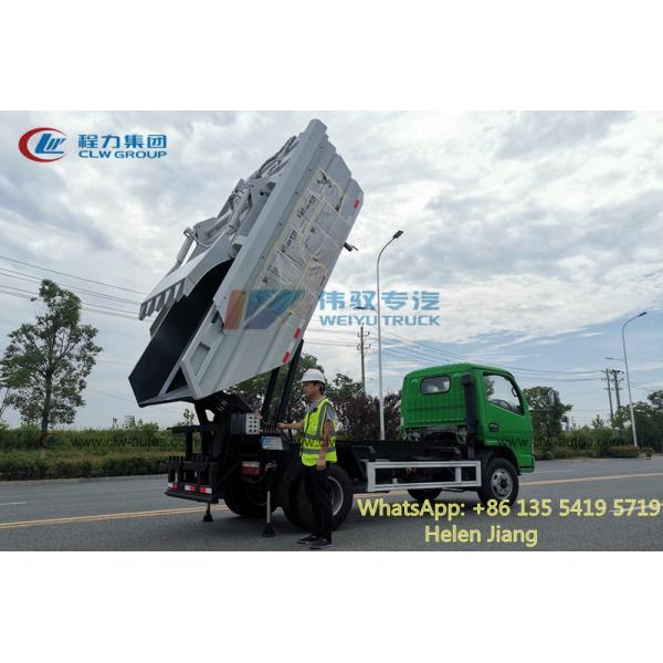 Dongfeng 4x2 Small Hydraulic Rear Loader Garbage Truck