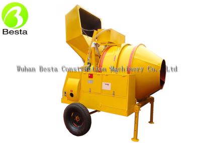 Mobile 1200ltr Small Electric Concrete Mixer Machine Double Conic Reversing Drum