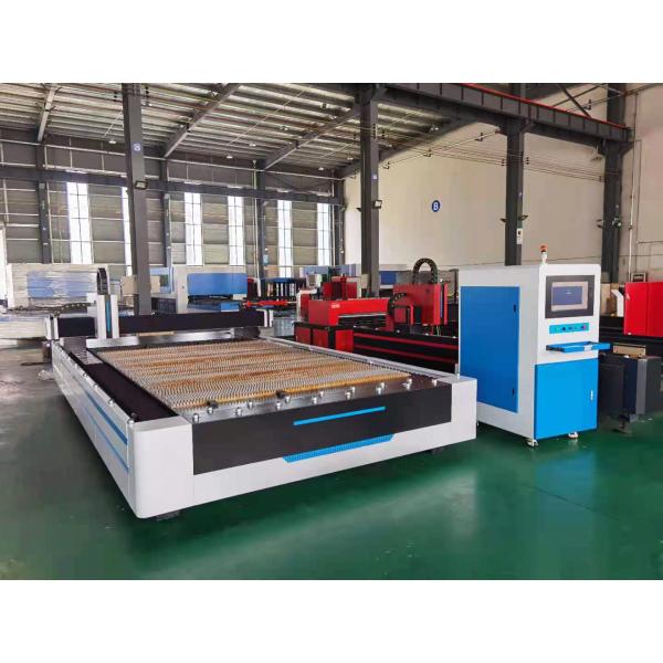 Sheet Metal CNC Fiber Laser Cutting Machine 3kw Double Table 3015