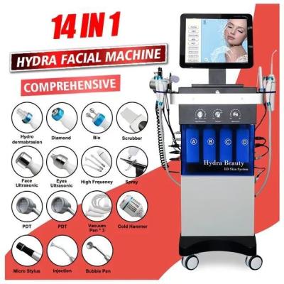 14 en 1 machine hydrafaciale, machine professionnelle d' hydrodermabrasion
