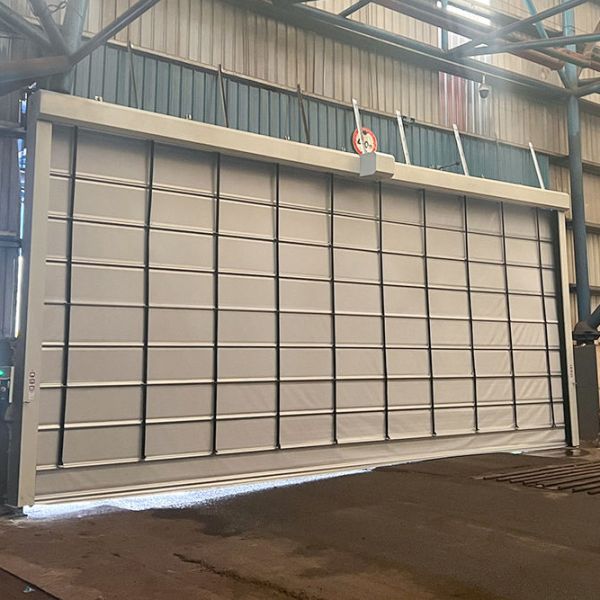 The Latest DesignIndustrial High Speed Stacking Door Automatic Rolling Shutter Door Pvc For Logistics Transit Warehouses