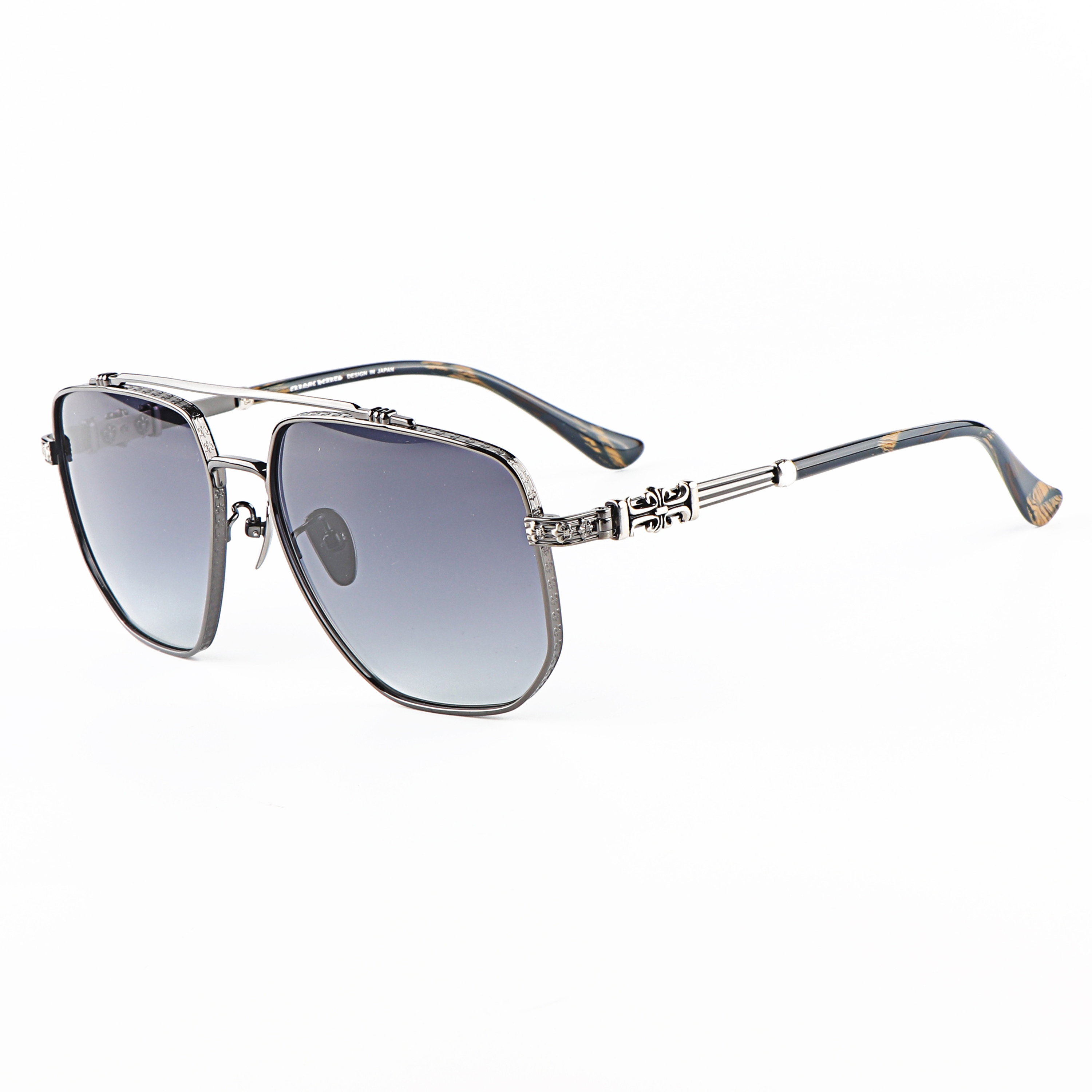 Shenzhen Bulk Import New Arrivals Pilot Outdoors Men Shade Frame Uv Protection Wedding Hombre Sunglasses Personalized Side logo