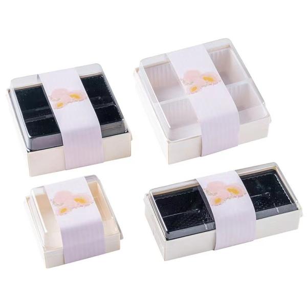 Boîtes écologiques transparentes à pâtisserie