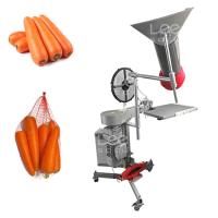 Máquina de embalaje semiautomática de bolsas de albahaca con red de cebolla de jengibre