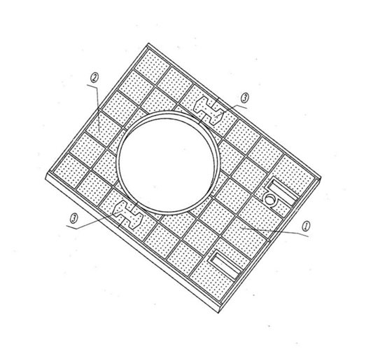 27 1/2 дюймовый противоскользящий коврик вращающийся стол Желтый цвет 2100 мм * 1600 мм коврик для буровой установки