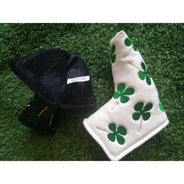 Four Leaf Clover headcover , Golf headcover , golf headcover , putter headcover ,  headcover