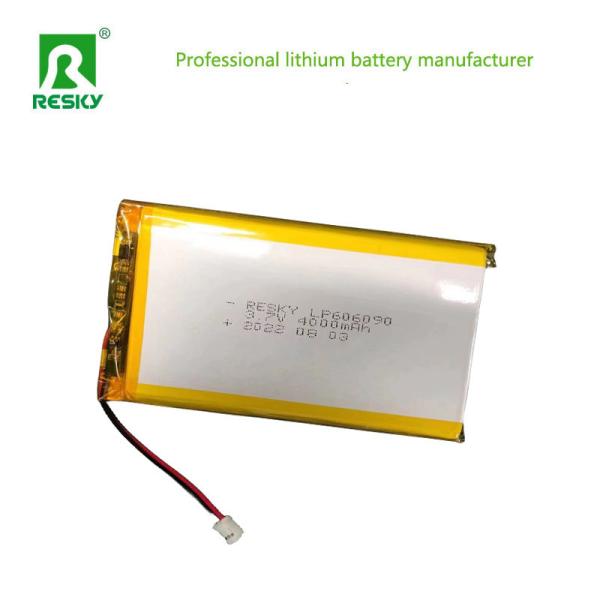 Power Lithium Polymer Battery Cell 606090 3.7V 4.2V 4000mAh 14.8Wh Lipo Batteries