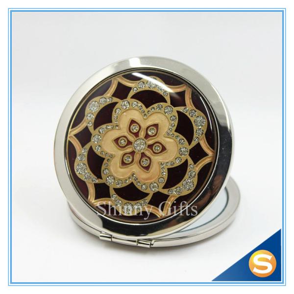 Shinny Gifts Custom Personalized Pocket Cosmetic Mirror Promotional Cosmetic mirror