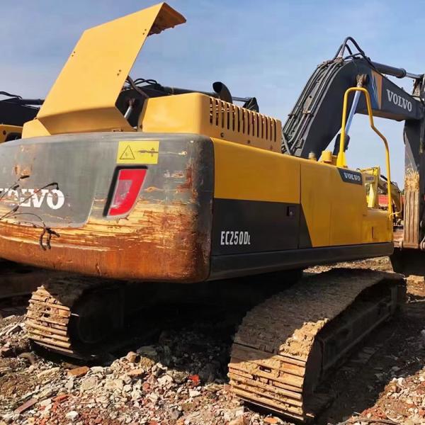 EC250 Использованные экскаваторы Volvo Кассовое оборудование Машины Гидравлический полётник 25Тон