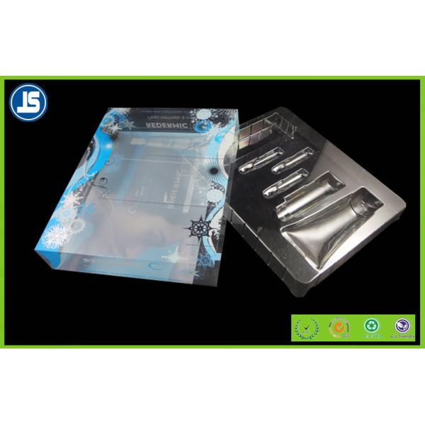 Складные повторно использованные упаковывая пластиковые коробки складчатости, пластиковая косметическая коробка